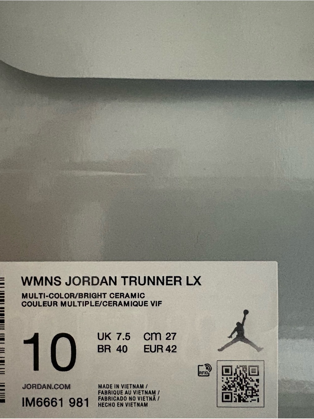 Jordan WMNS Trunner LX - Bright Ceramic / Multi-Color